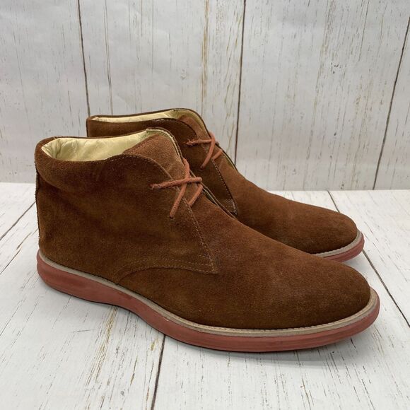 Martin Dingman Mens Suede Chukka Boots Brown Size 11W Wide Made Brazil Lace Up main image 11